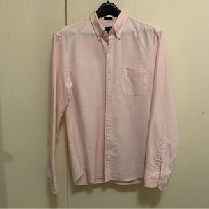 J. Crew Light Pink Casual Button-Down Shirt large slim fit
